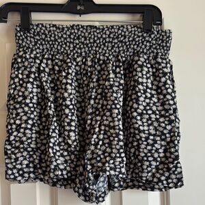 American Eagle Outfitters High Waist Black and White Shorts
